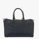 Christian Dior 30 Boston Bag in Navy Nylon