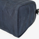 Christian Dior 30 Boston Bag in Navy Nylon