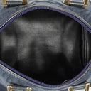 Christian Dior 30 Boston Bag in Navy Nylon