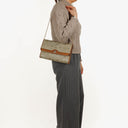 Christian Dior Beige Honeycomb Chain Shouder Bag