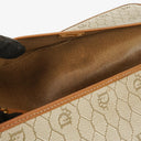 Christian Dior Beige Honeycomb Chain Shouder Bag