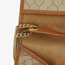 Christian Dior Beige Honeycomb Chain Shouder Bag