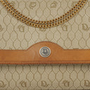 Christian Dior Beige Honeycomb Chain Shouder Bag