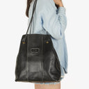 Christian Dior CD Logo Drawstring Tote Bag