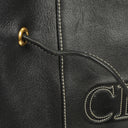 Christian Dior CD Logo Drawstring Tote Bag
