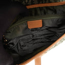 Christian Dior Green Monogram Jacquard Double Saddle Bag