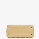 Christian Dior Lady Dior Beige Cannage Quilted Leather Bag