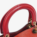 Christian Dior Medium Diorissimo Burgundy Calfskin Tote