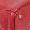 Christian Dior Medium Diorissimo Burgundy Calfskin Tote