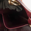 Christian Dior Medium Diorissimo Burgundy Calfskin Tote
