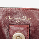 Christian Dior Medium Diorissimo Burgundy Calfskin Tote