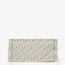 Christian Dior Medium Ecru and Gray Oblique Embroidery Book Tote