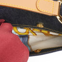 Christian Dior Medium Saddle Bag Blue Denim