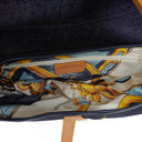 Christian Dior Medium Saddle Bag Blue Denim