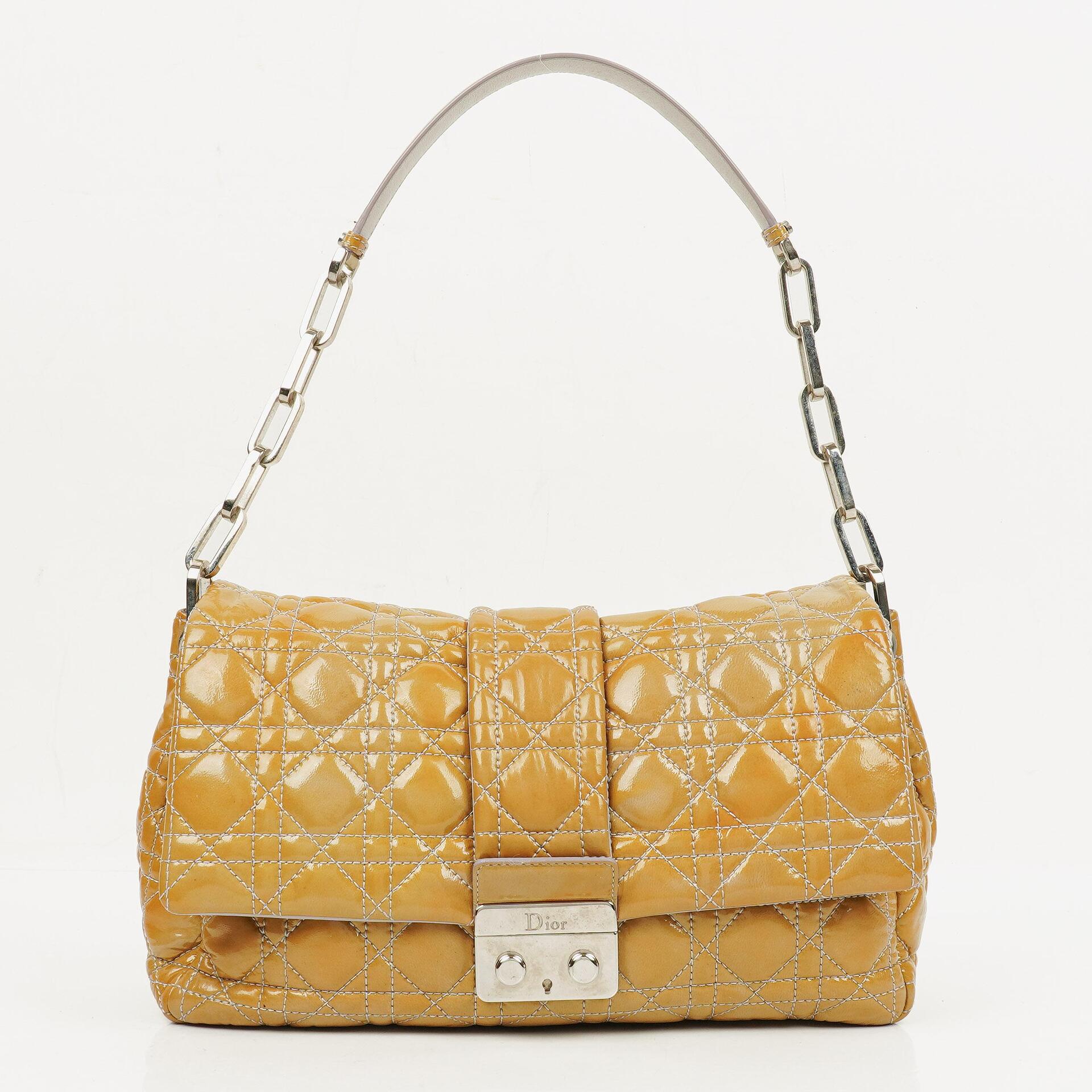 Christian Dior Miss Dior Patent Cannage Shoulder Bag