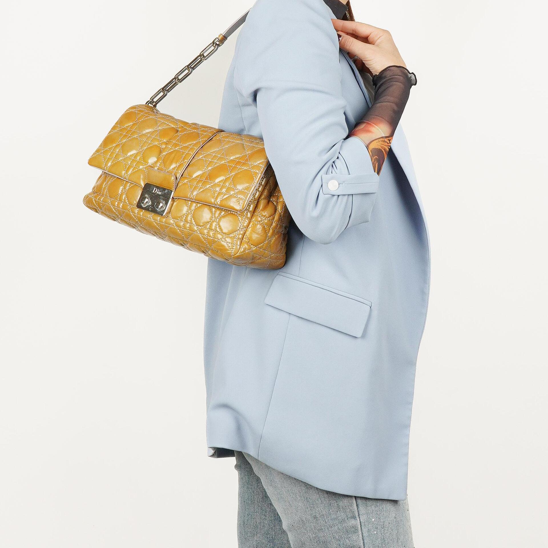 Christian Dior Miss Dior Patent Cannage Shoulder Bag