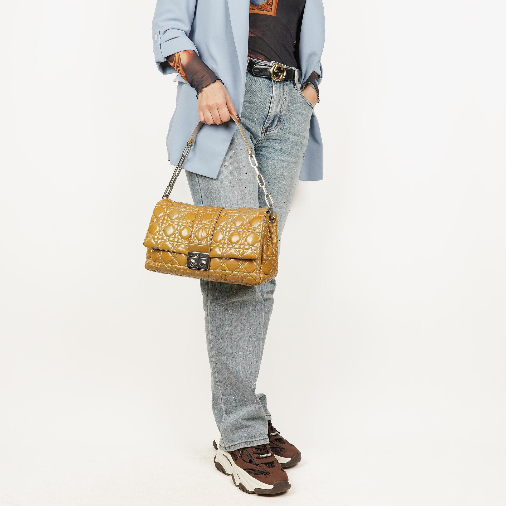Christian Dior Miss Dior Patent Cannage Shoulder Bag