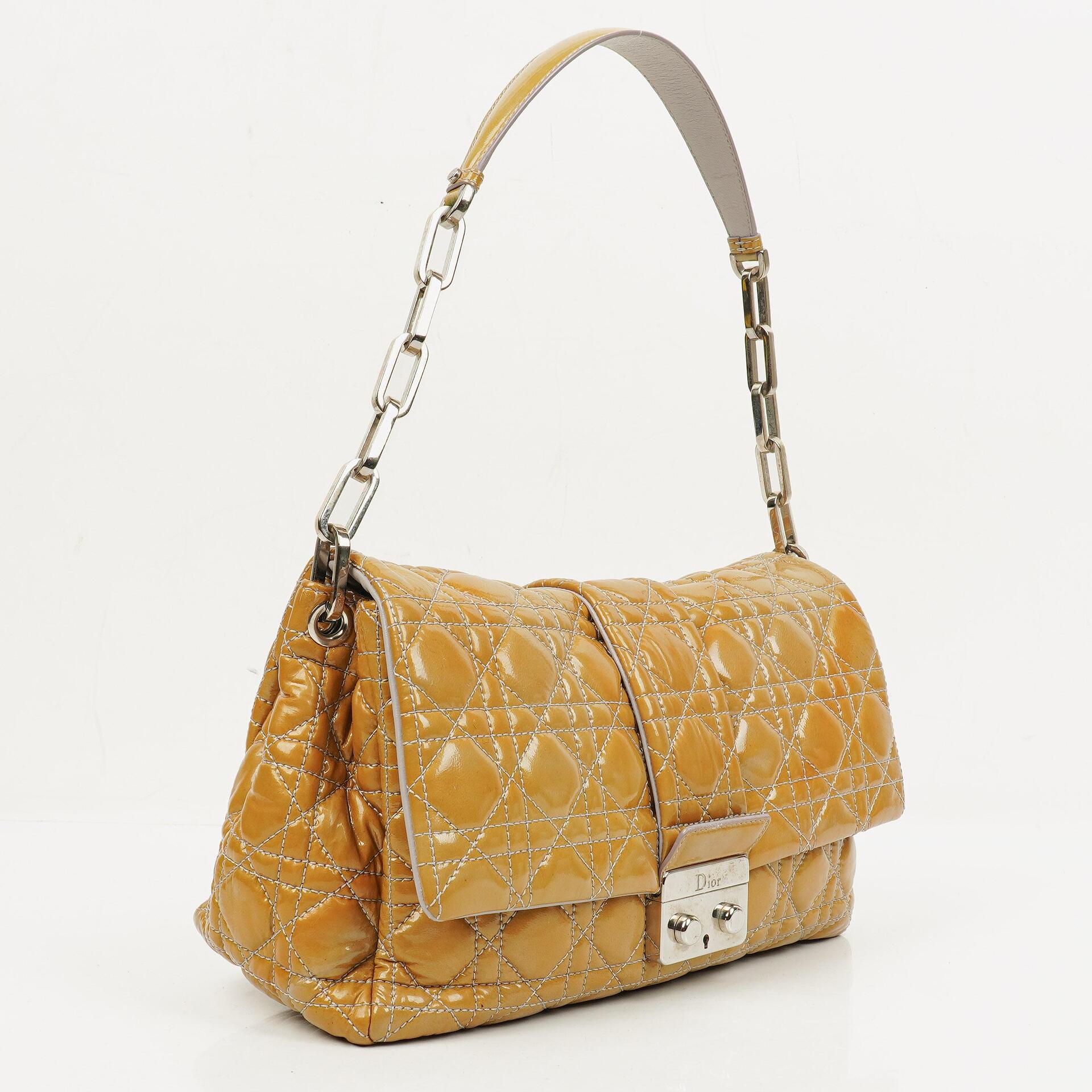 Christian Dior Miss Dior Patent Cannage Shoulder Bag