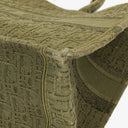 Christian Dior Oblique Denim Green Book Tote