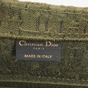 Christian Dior Oblique Denim Green Book Tote