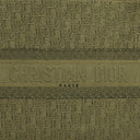 Christian Dior Oblique Denim Green Book Tote