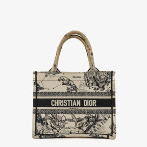 Christian Dior Toile de Jouy Bok Zodiak Toteväska