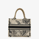 Christian Dior Toile de Jouy Book Zodiac Tote Bag