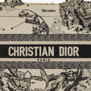 Christian Dior Toile de Jouy Book Zodiac Tote Bag