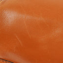 Christian Dior Vintage Boston Brown Leather Bag