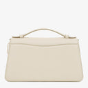 Coach Juno White Leather Flap Bag