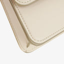 Coach Juno White Leather Flap Bag