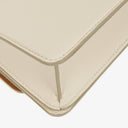 Coach Juno White Leather Flap Bag