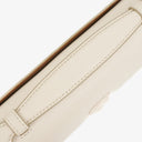 Coach Juno White Leather Flap Bag