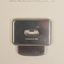 Coach Juno White Leather Flap Bag