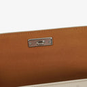 Coach Juno White Leather Flap Bag