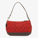 Coach Red Wool Shouder Bag