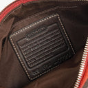 Coach Red Wool Shouder Bag