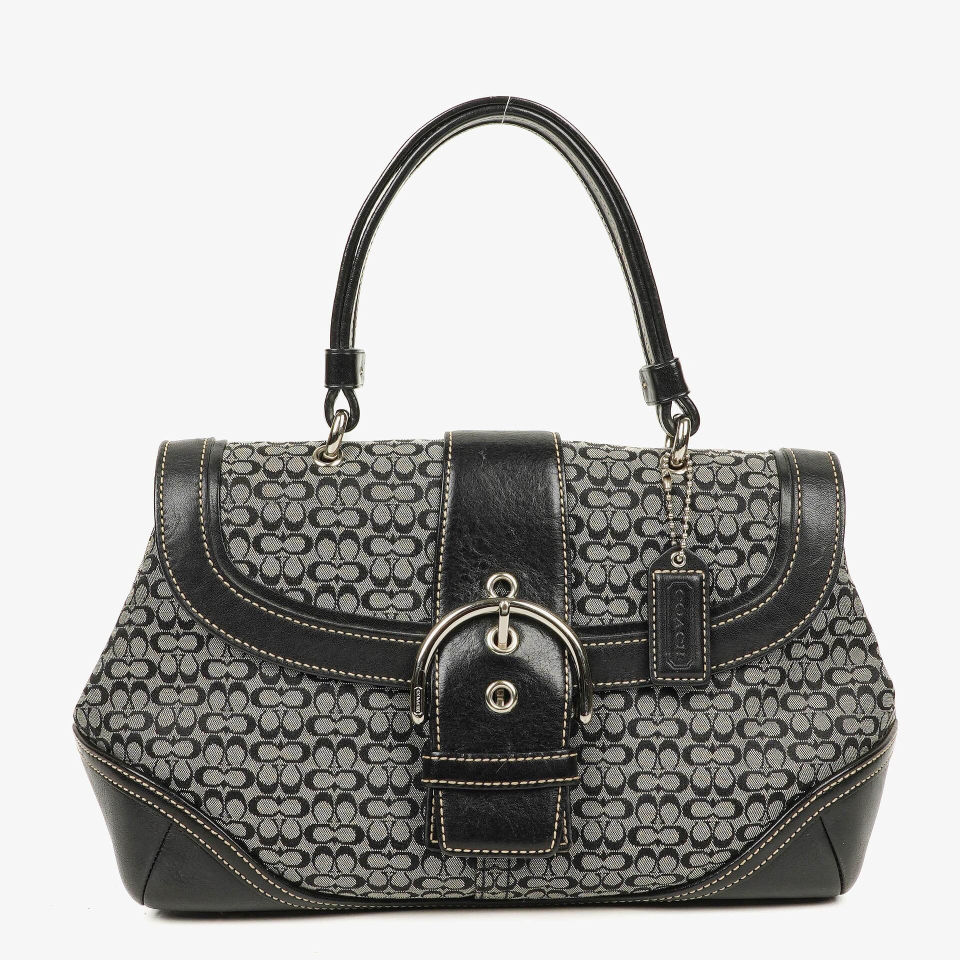 バッグ coach archive leather handbag soho BLK Coach Soho Black Leather Handbag – PLAMEXS
