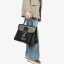Delvaux Black Brillant Handbag