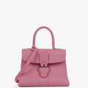 Delvaux Brillant MM Flamingo Sellier Handbag