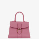 Delvaux Brillant MM Flamingo Sellier Handbag