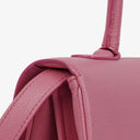 Delvaux Brillant MM Flamingo Sellier Handbag
