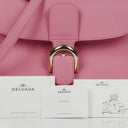 Delvaux Brillant MM Flamingo Sellier Handbag