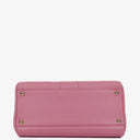 Delvaux Brillant MM Flamingo Sellier Handbag