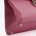 Delvaux Brillant MM Flamingo Sellier Handbag