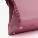Delvaux Brillant MM Flamingo Sellier Handbag