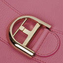 Delvaux Brillant MM Flamingo Sellier Handbag
