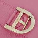 Delvaux Brillant MM Flamingo Sellier Handbag