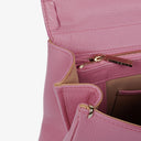 Delvaux Brillant MM Flamingo Sellier Handbag