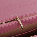 Delvaux Brillant MM Flamingo Sellier Handbag
